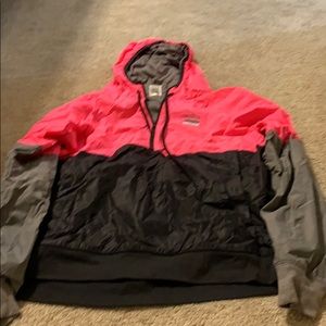 Pink water proof jacket